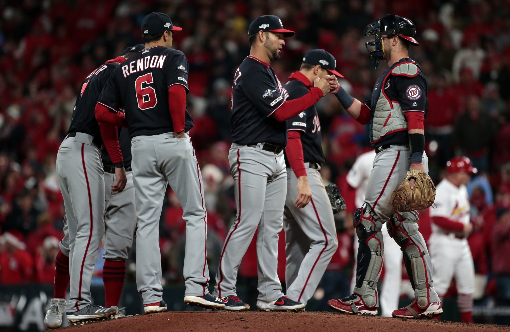 Nationals take Game 1 of the NLCS with a 2-0 victory over the Cardinals